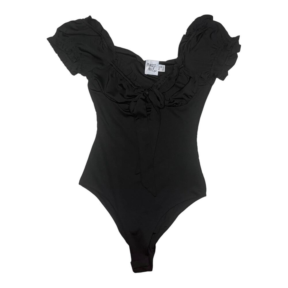 Princess Polly Medina Bodysuit Black Size 6
